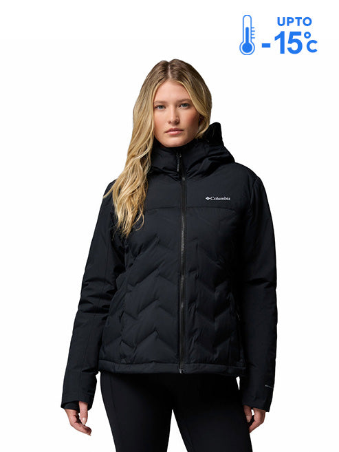 Columbia Women Black Omni-Heat Infinity Grand Trek III Down Jacket