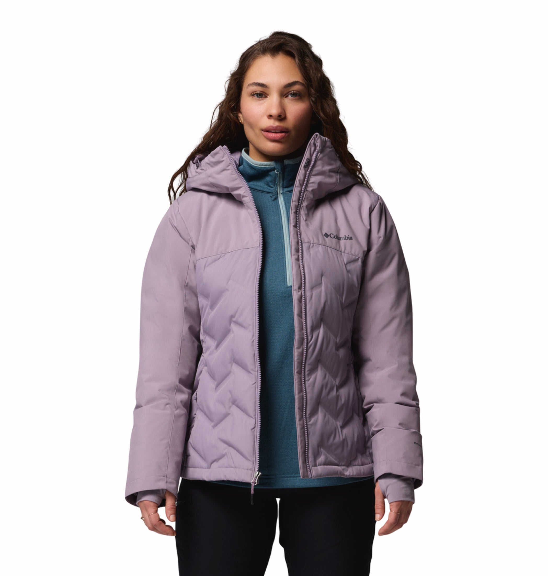 Columbia Women Purple HEAT SEAL Grand Trek III Down Jacket