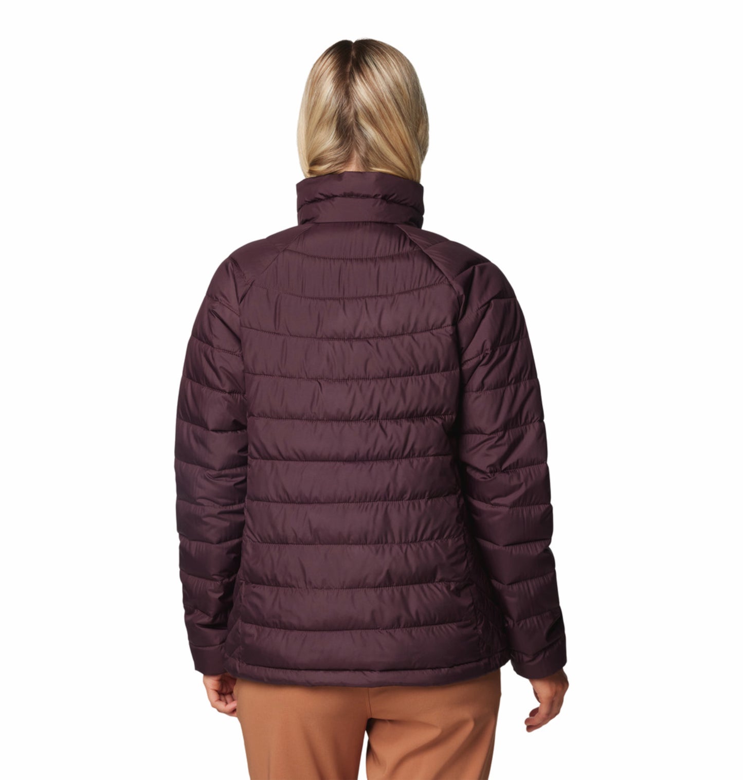 Columbia Women Red Omni-Heat Reflective Powder Lite II Down Jacket