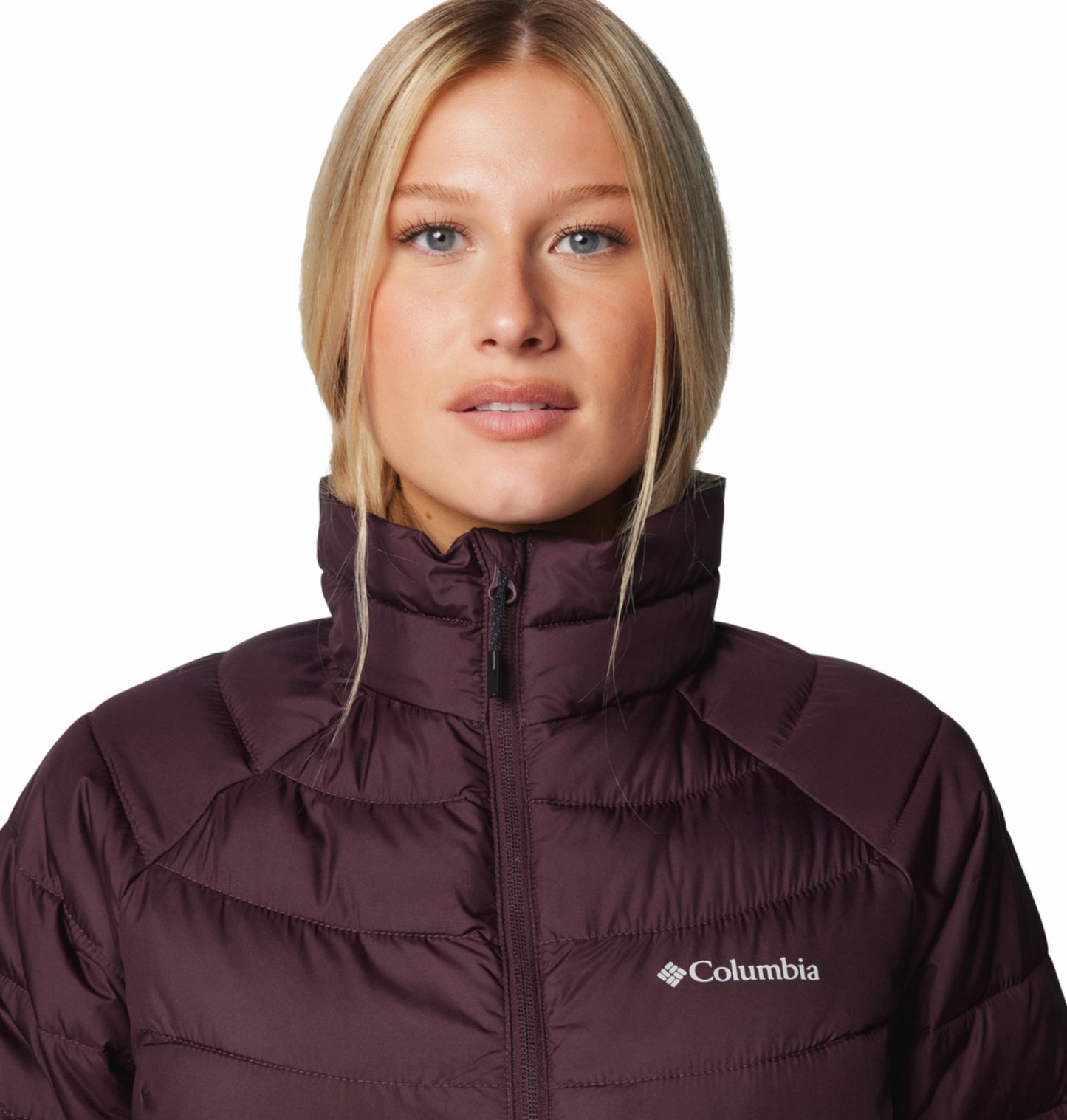 Columbia Women Red Omni-Heat Reflective Powder Lite II Down Jacket