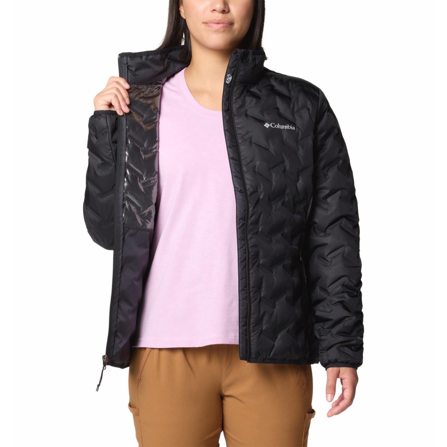 Columbia Women Black Delta Ridge II Down Jacket