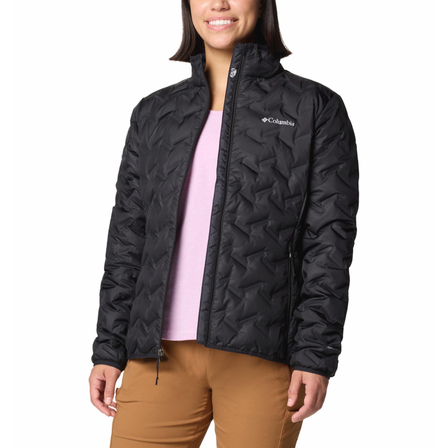 Columbia Women Black Delta Ridge II Down Jacket