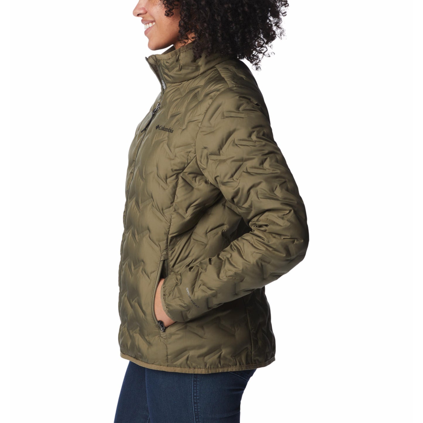 Columbia Women Green Delta Ridge II Down Jacket
