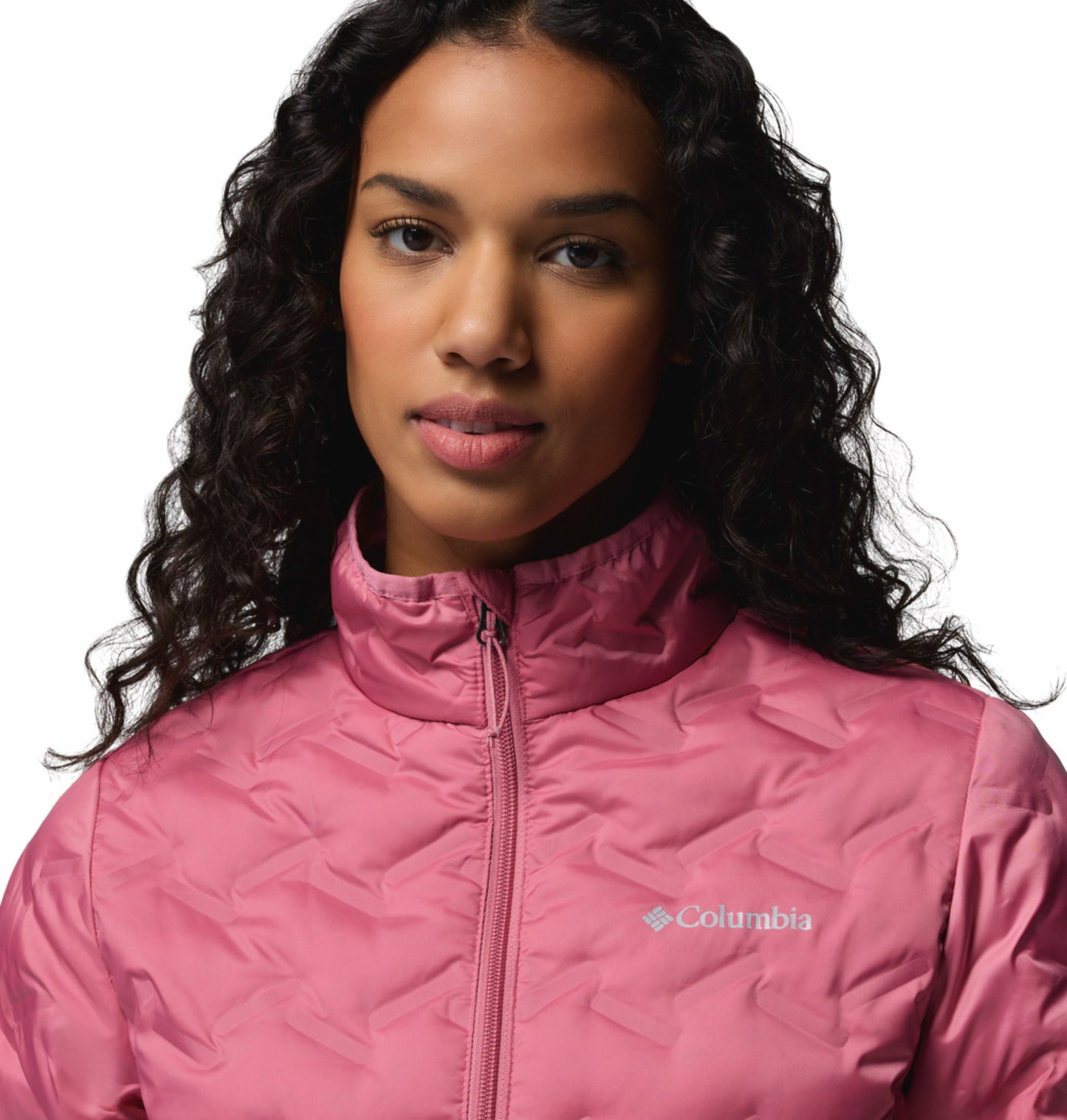 Columbia Women Pink Heat Seal Delta Ridge II Down Jacket