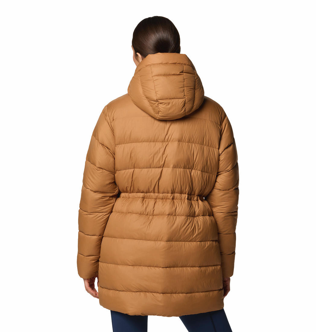 Columbia Womens Brown Harmony Falls Mid Down Jacket