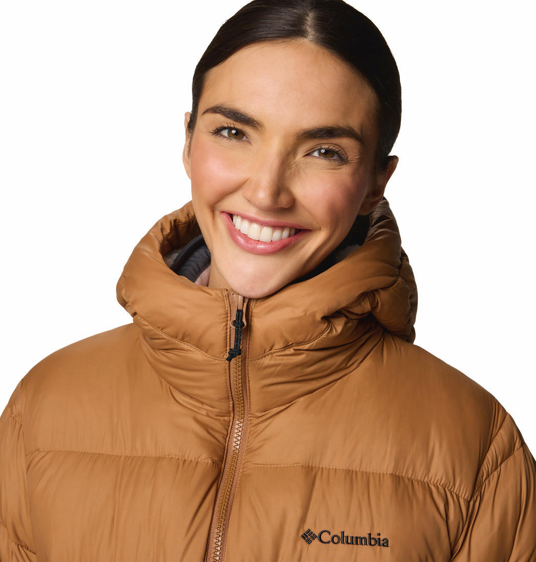 Columbia Womens Brown Harmony Falls Mid Down Jacket