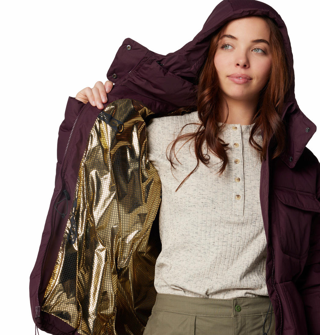 Columbia Womens Red Longhorn Ridge Insulated Jacket