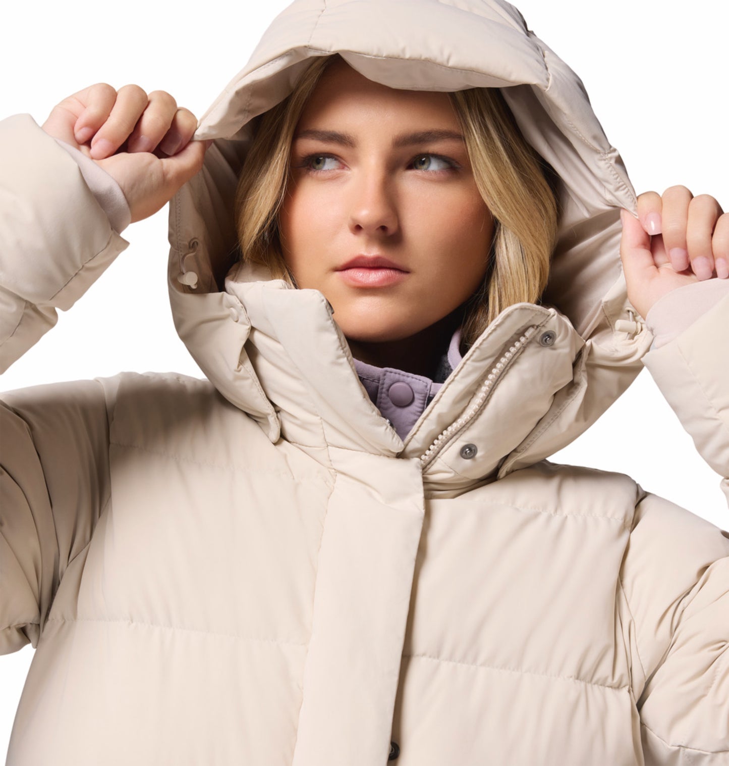 Columbia Women Beige OmniShield Amaze Puff Jacket
