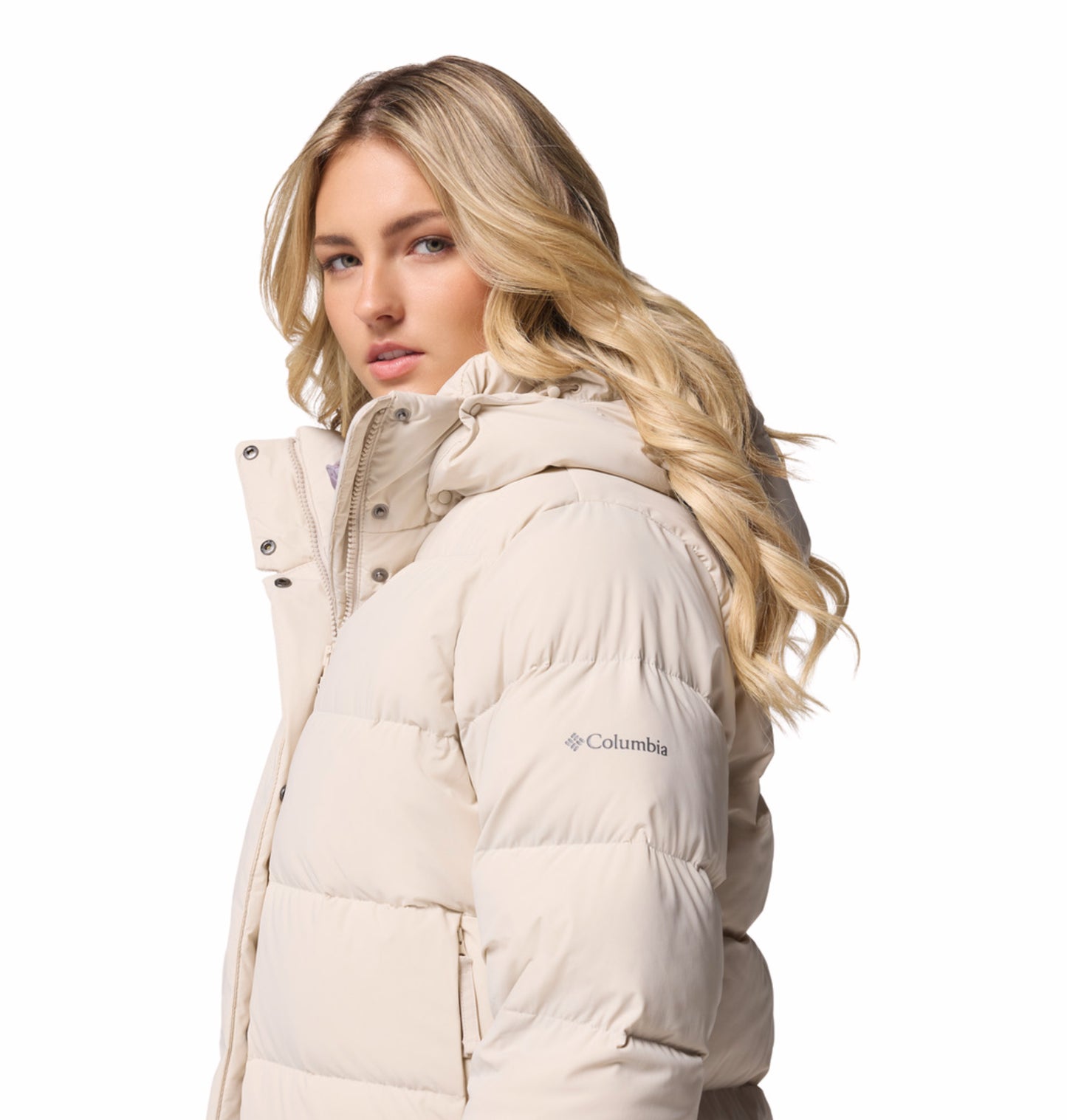 Columbia Women Beige OmniShield Amaze Puff Jacket