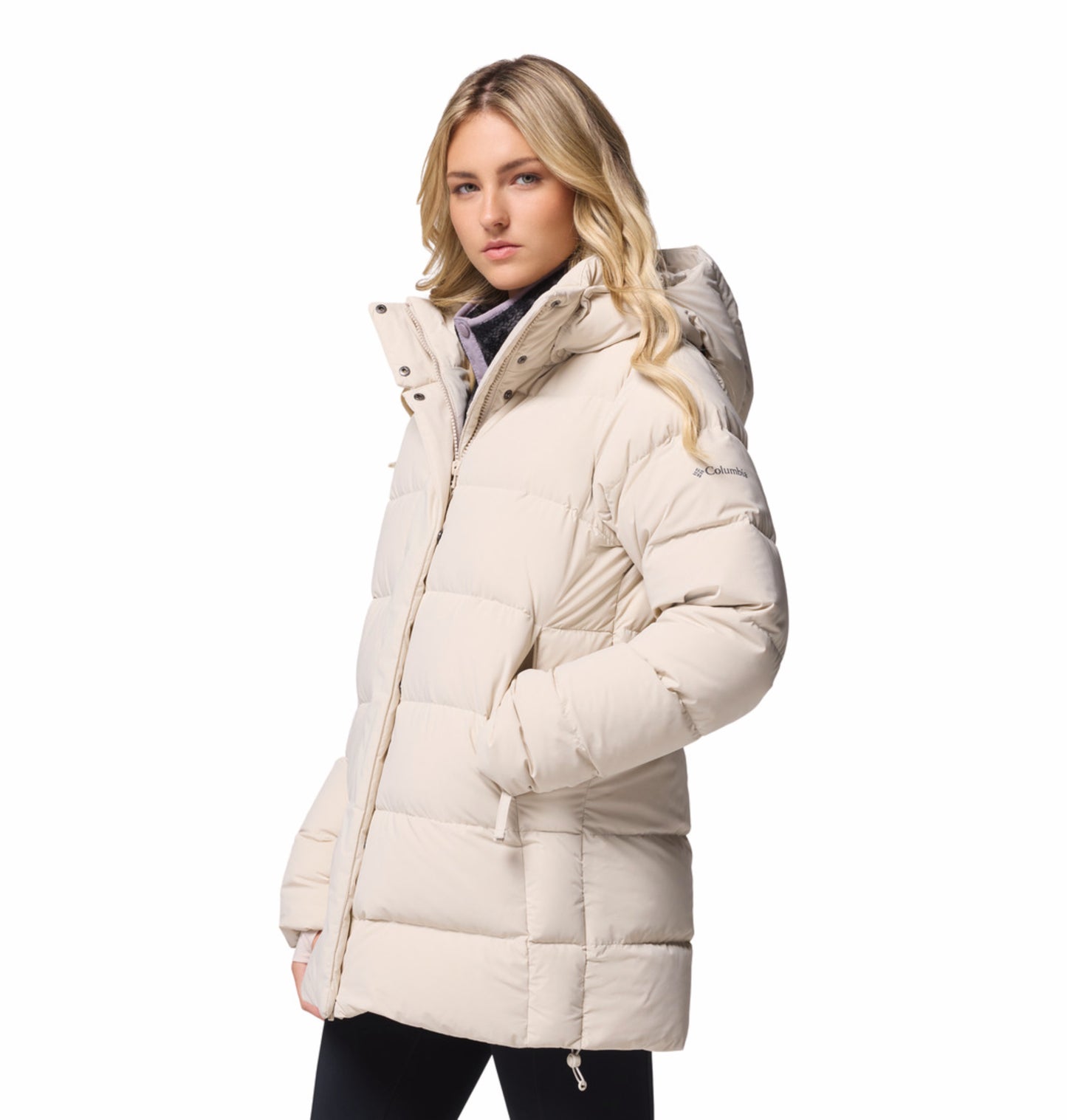Columbia Women Beige OmniShield Amaze Puff Jacket