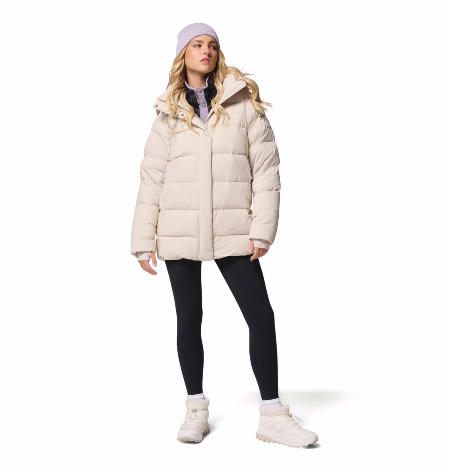 Columbia Women Beige OmniShield Amaze Puff Jacket