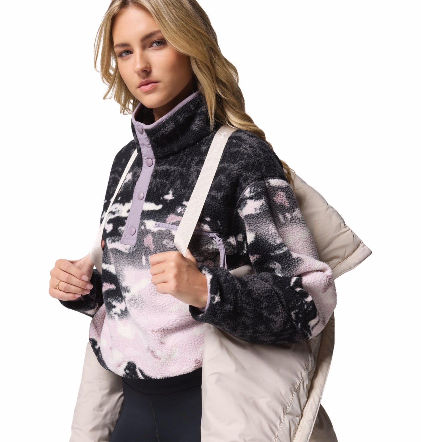 Columbia Women Beige OmniShield Amaze Puff Jacket