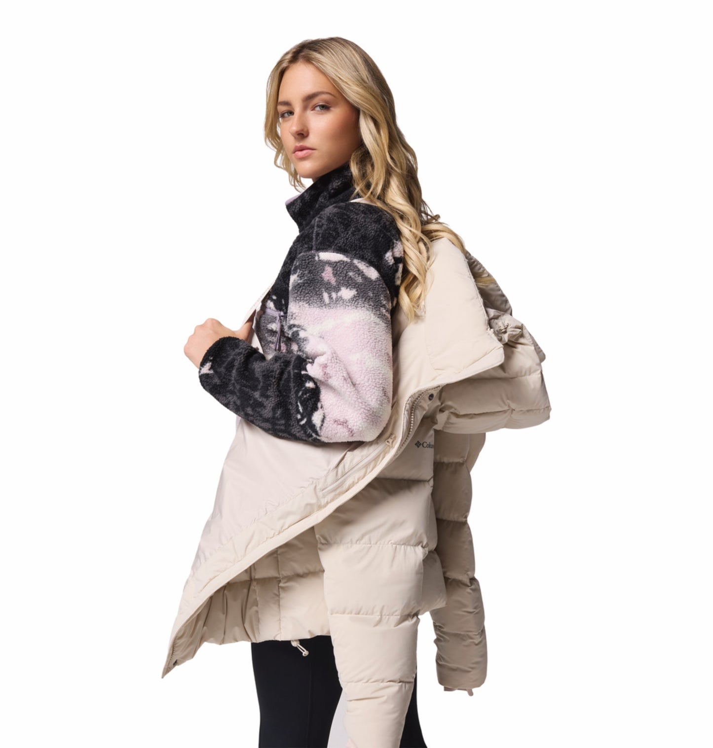 Columbia Women Beige OmniShield Amaze Puff Jacket