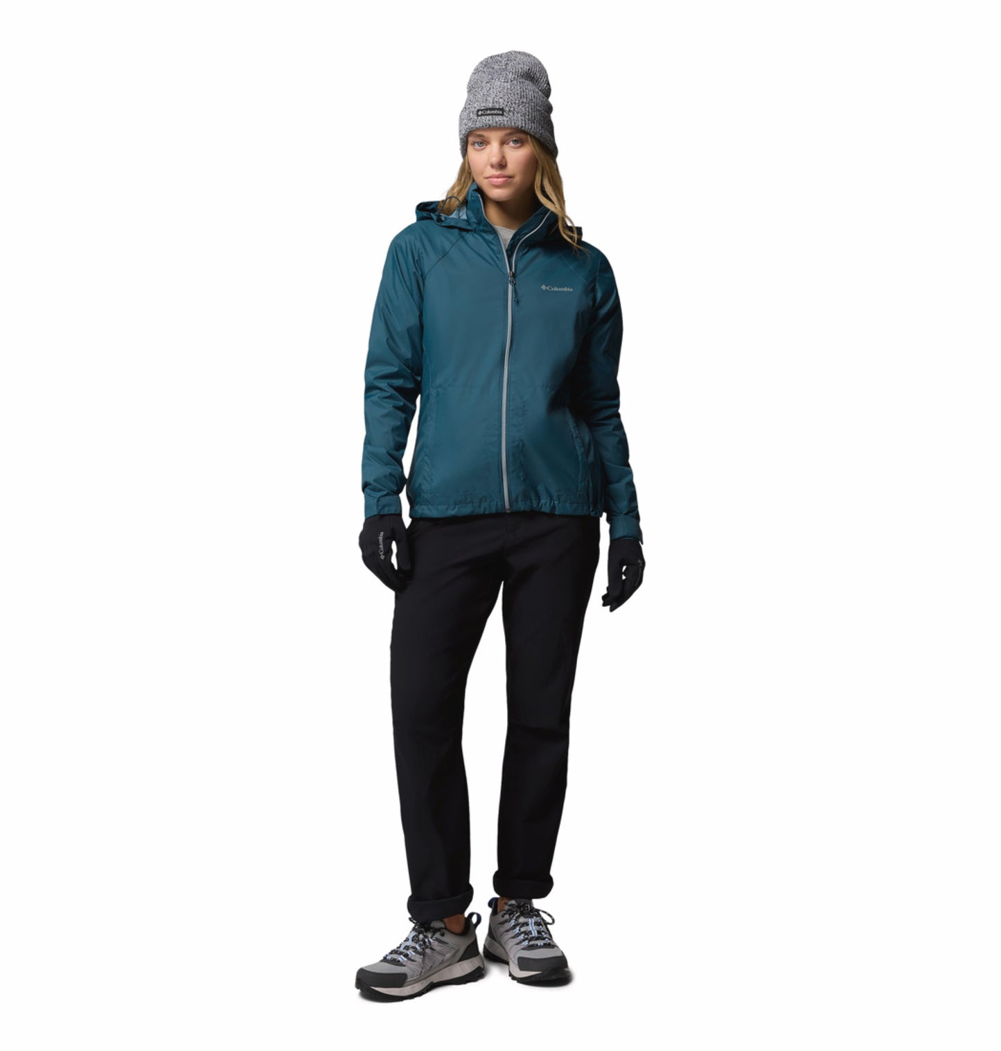 Columbia Women Blue Omni-Shield Switchback IV Rain Jacket