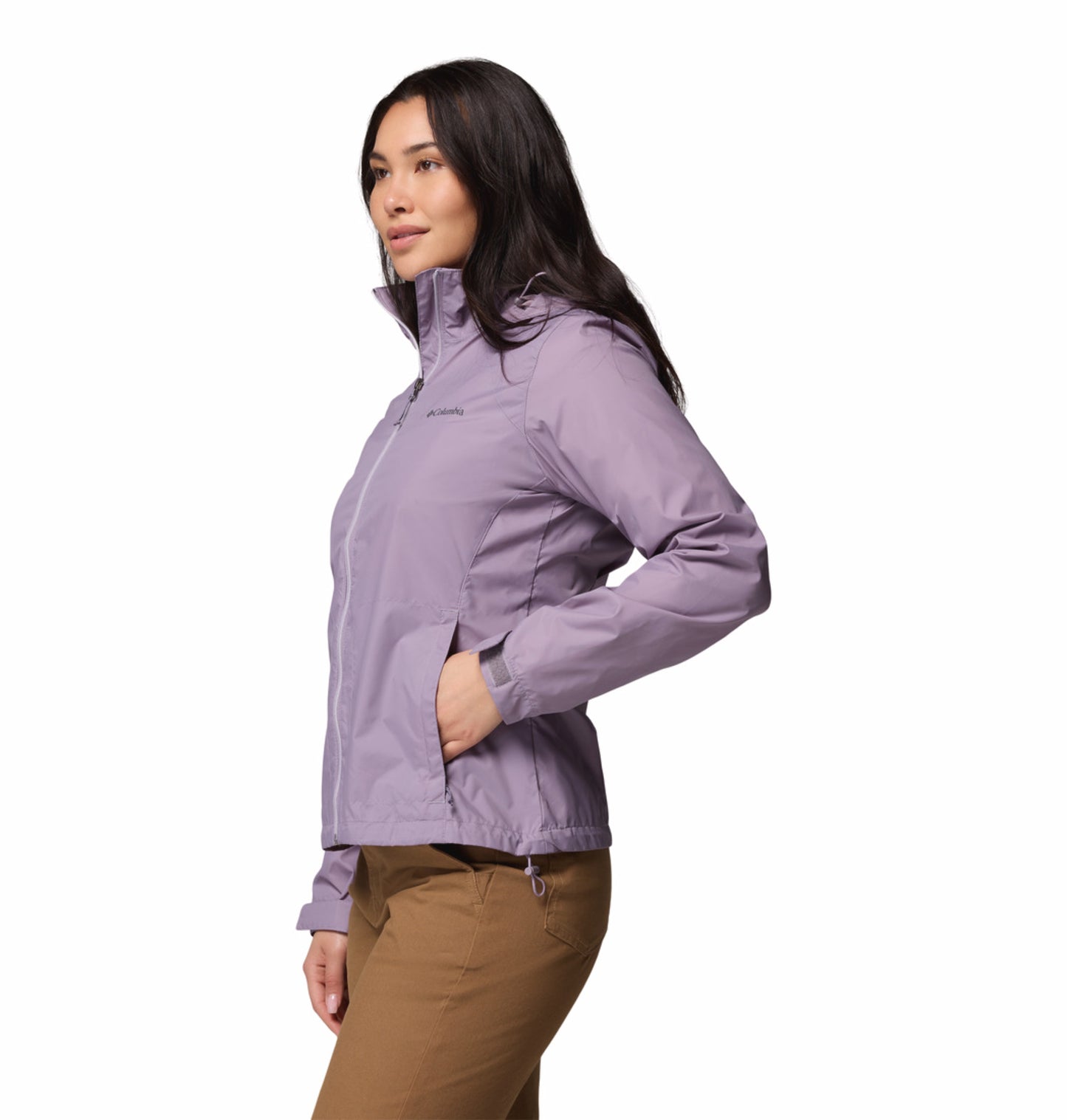 Columbia Women Purple Omni-Shield Switchback IV Rain Jacket