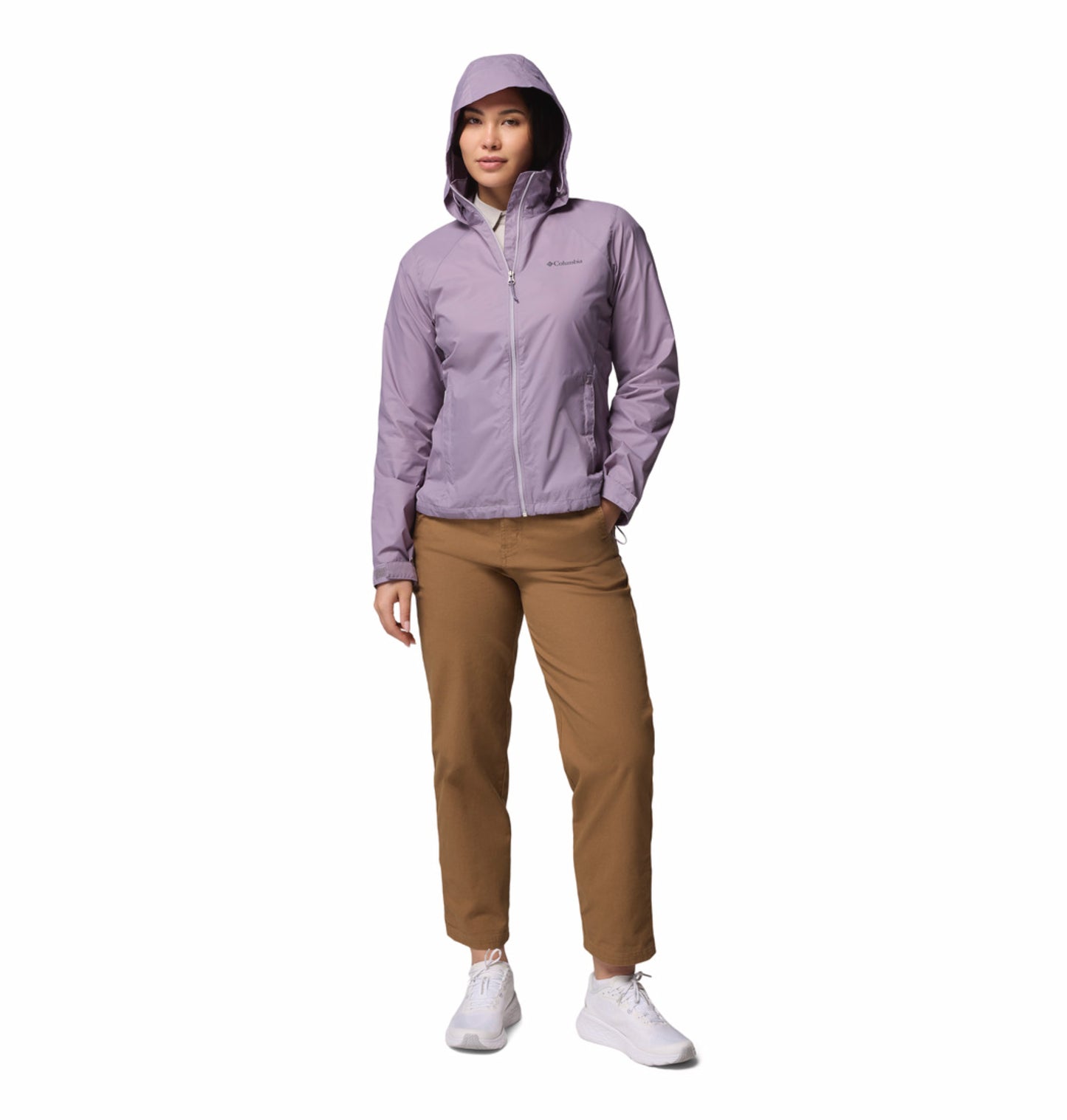 Columbia Women Purple Omni-Shield Switchback IV Rain Jacket