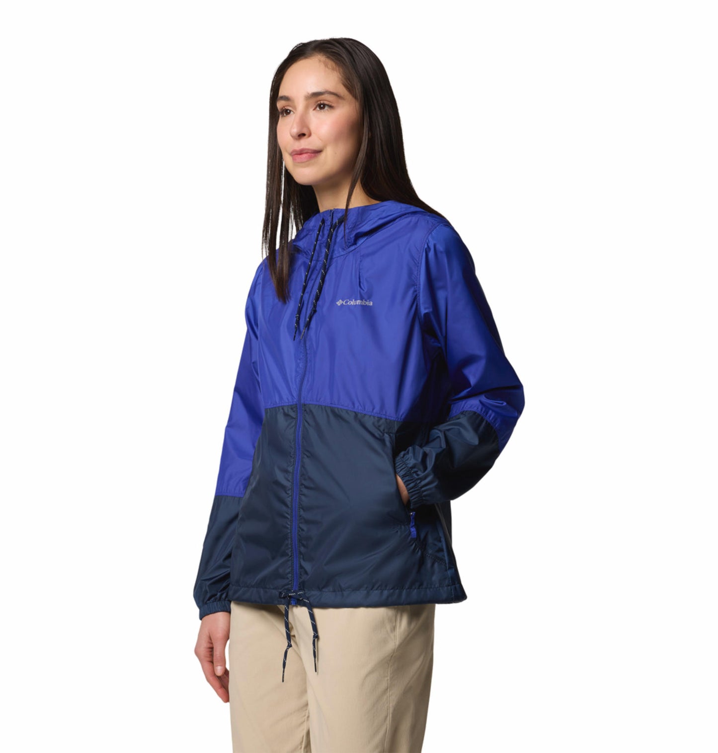 Columbia Womens Navy Blue Omni-Shield Flash Forward II Wind and Water Resistant Jacket