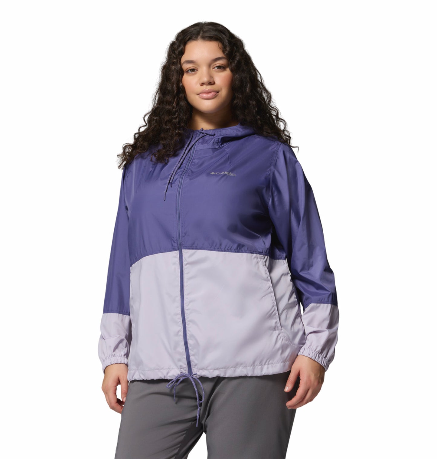 Columbia Women Purple Omni-Shade Flash Forward II Windbreaker