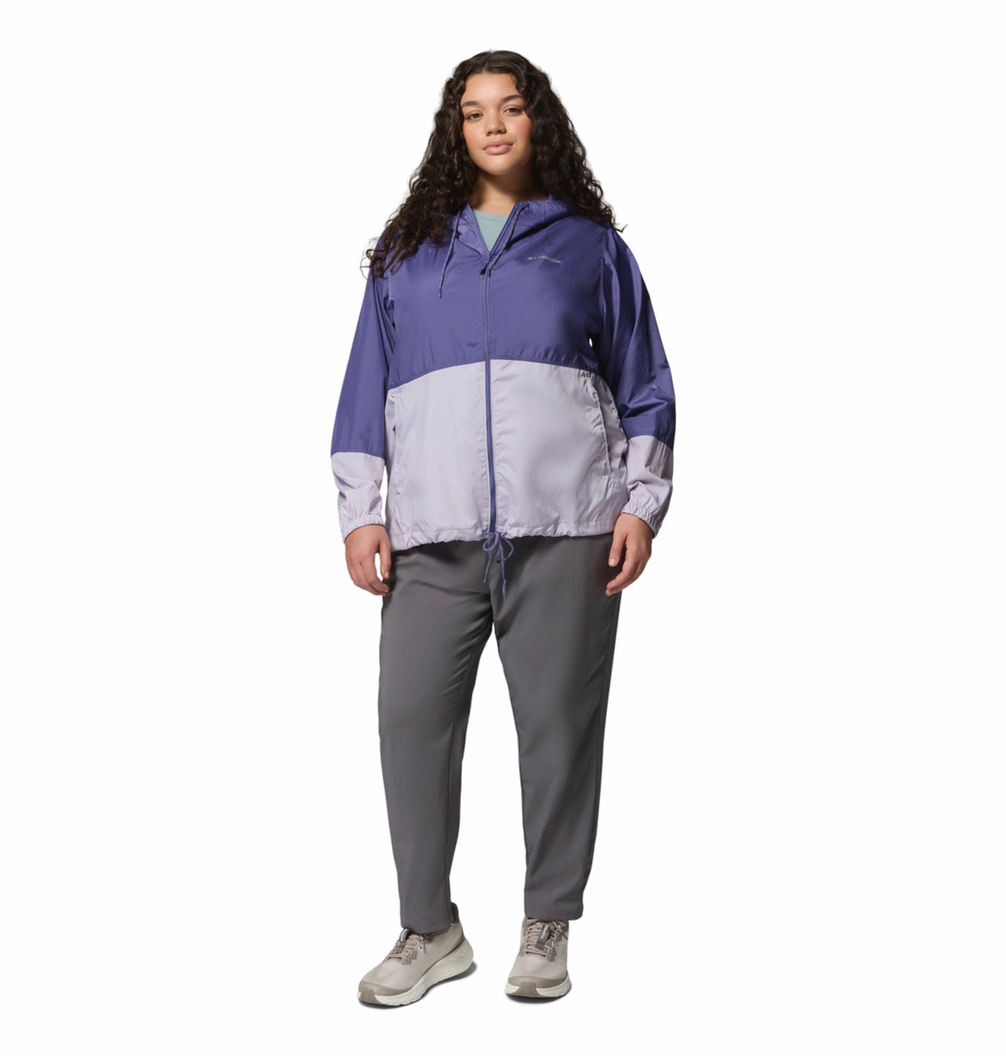 Columbia Women Purple Omni-Shade Flash Forward II Windbreaker