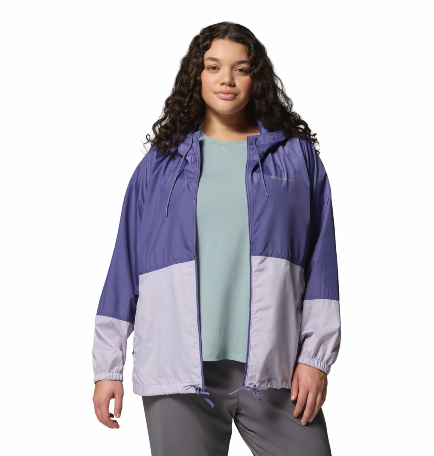 Columbia Women Purple Omni-Shade Flash Forward II Windbreaker