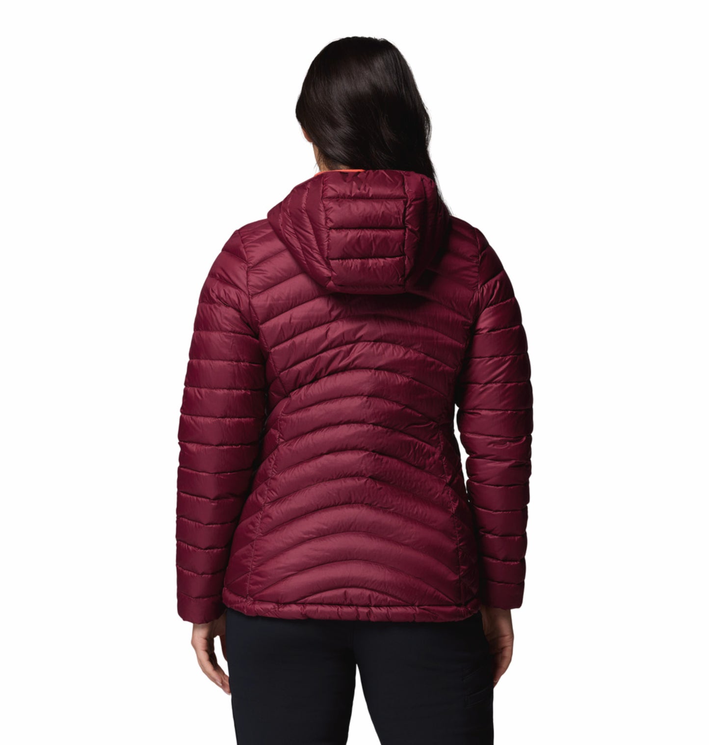 Columbia Women Red Omni-Shield Corelite Hooded Down Jacket