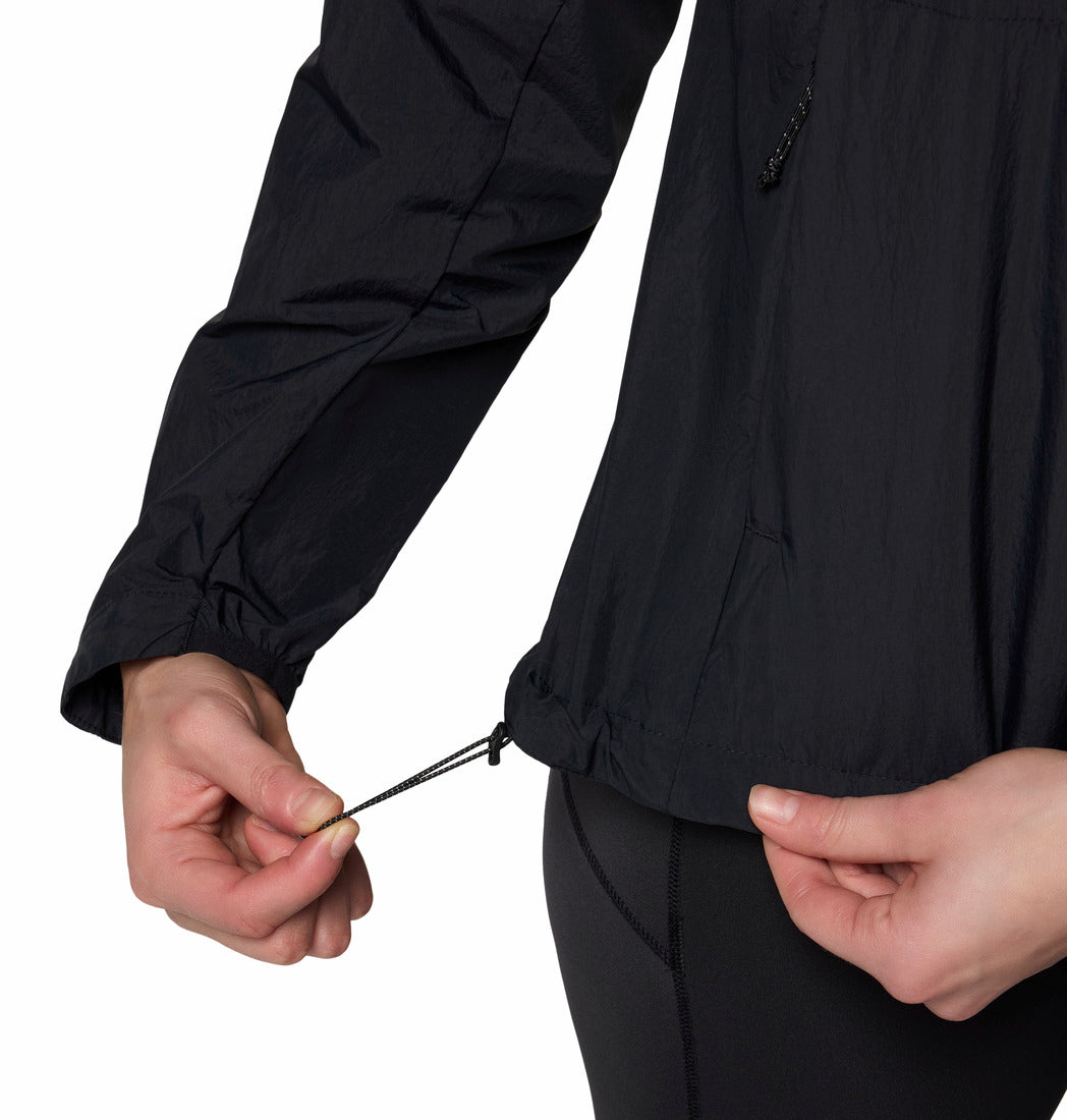 Columbia Women Black Loop Trail III Windbreaker (Sun Protection)