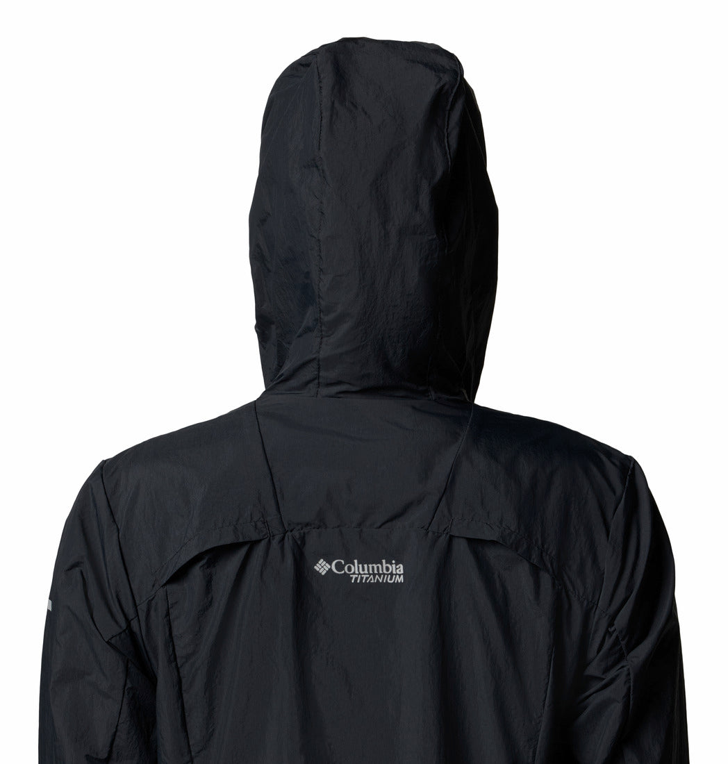 Columbia Women Black Loop Trail III Windbreaker (Sun Protection)