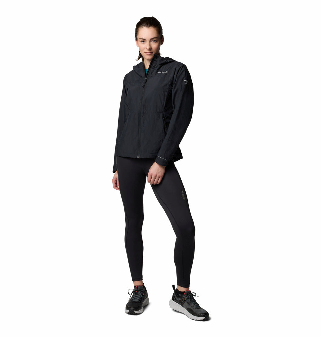 Columbia Women Black Loop Trail III Windbreaker (Sun Protection)
