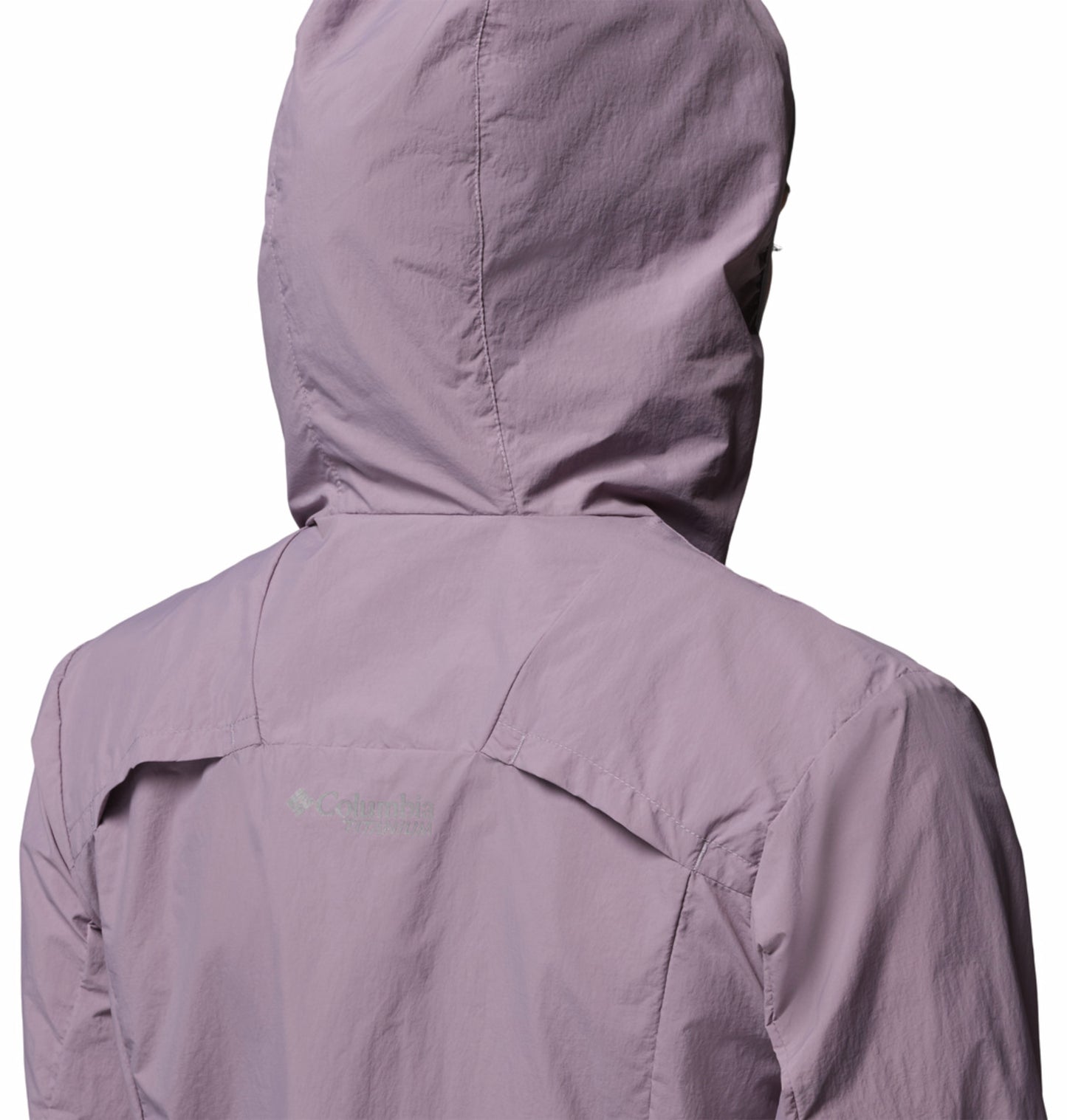 Columbia Women Purple Omni-Shade Loop Trail III Windbreaker