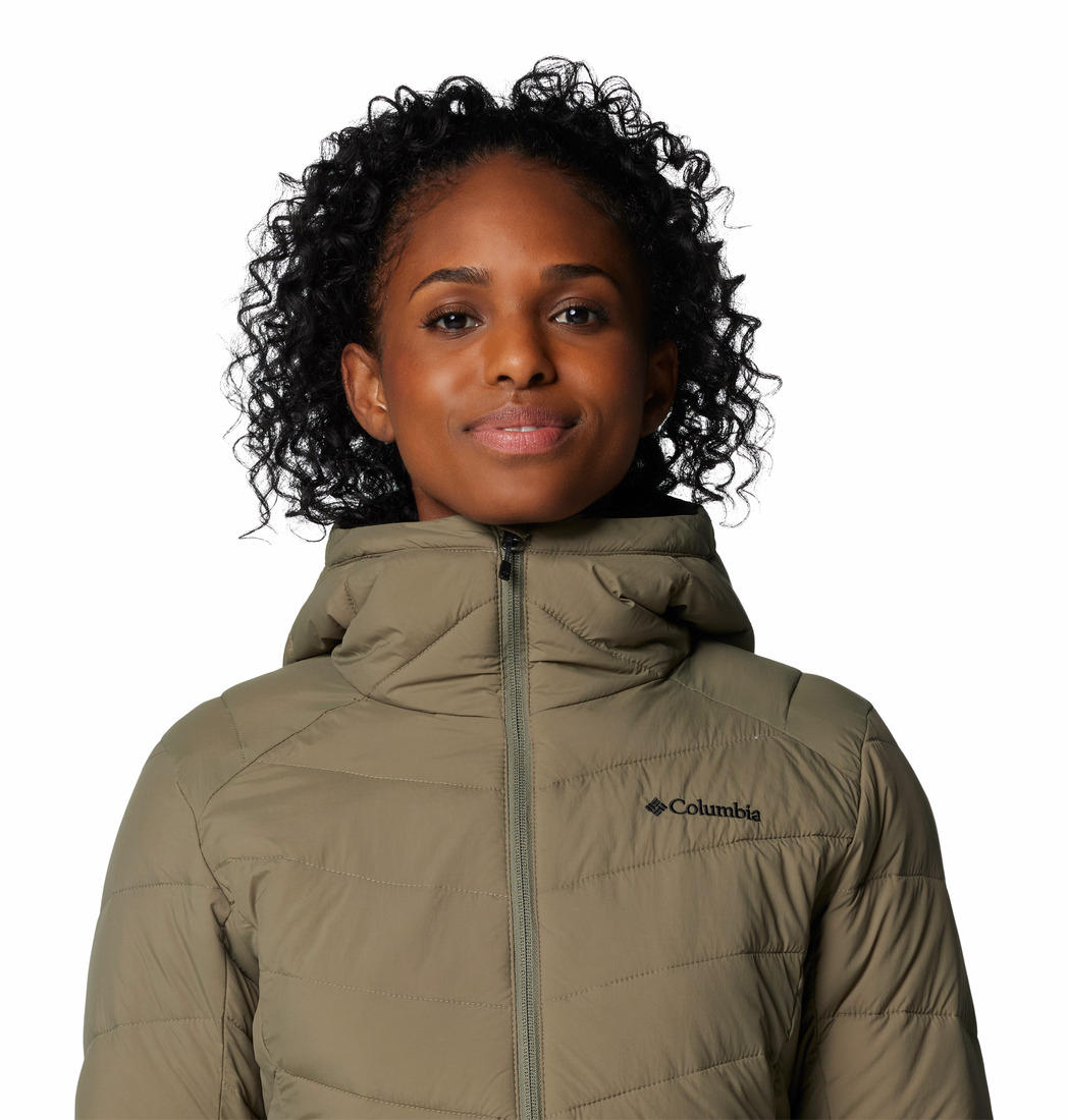 Columbia Womens Green Joy Peak II Hooded Jacket