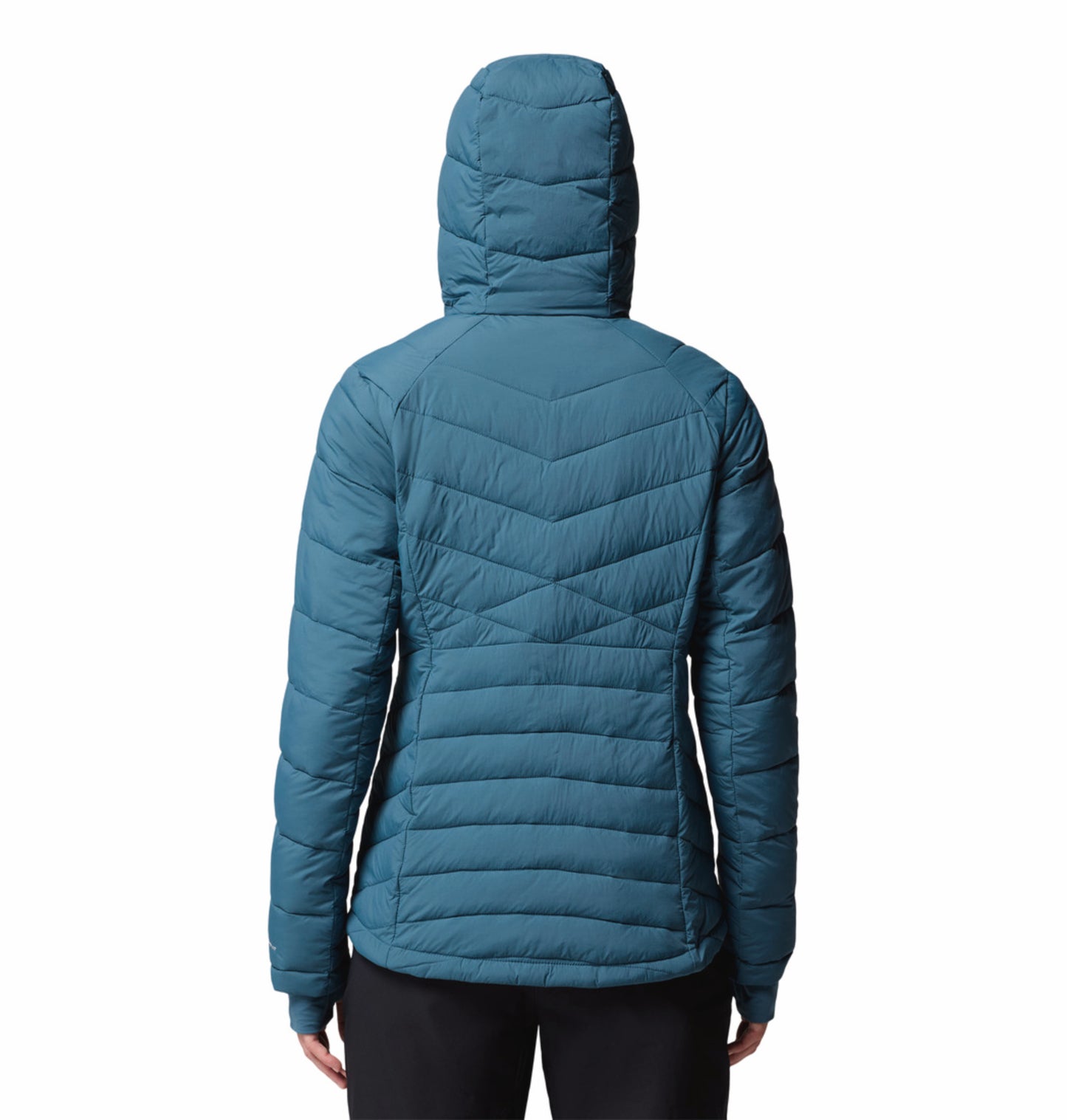 Columbia Women Blue Omni-Heat Inifnity Joy Peak II Hooded Down Jacket