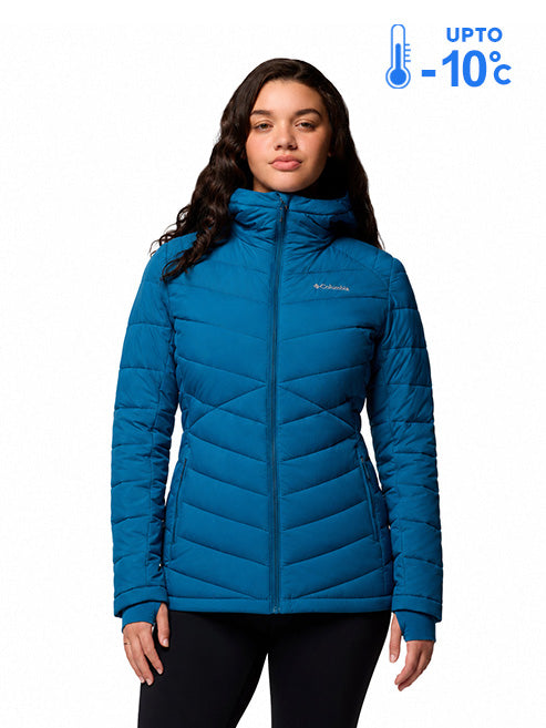 Columbia Women Blue Omni-Heat Infinity Joy Peak II Down Jacket