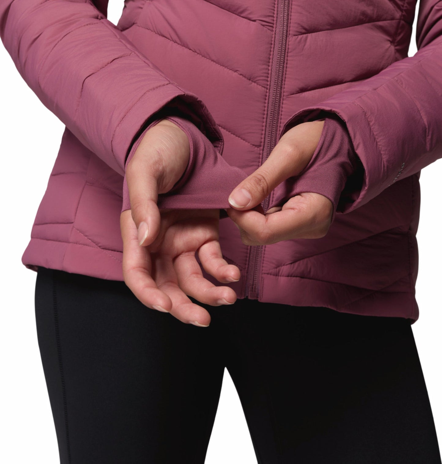 womens purple omni heat infinity joy peak ii down jacket