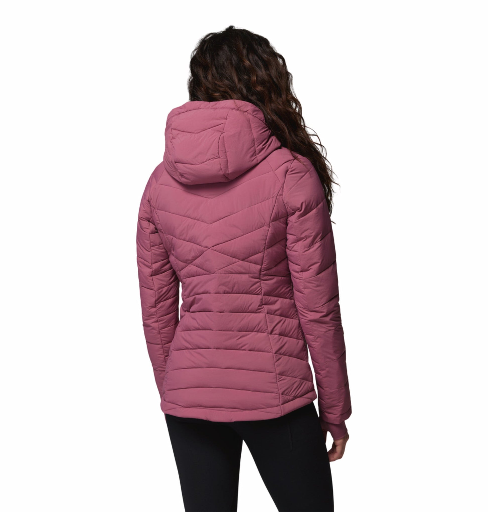 womens purple omni heat infinity joy peak ii down jacket