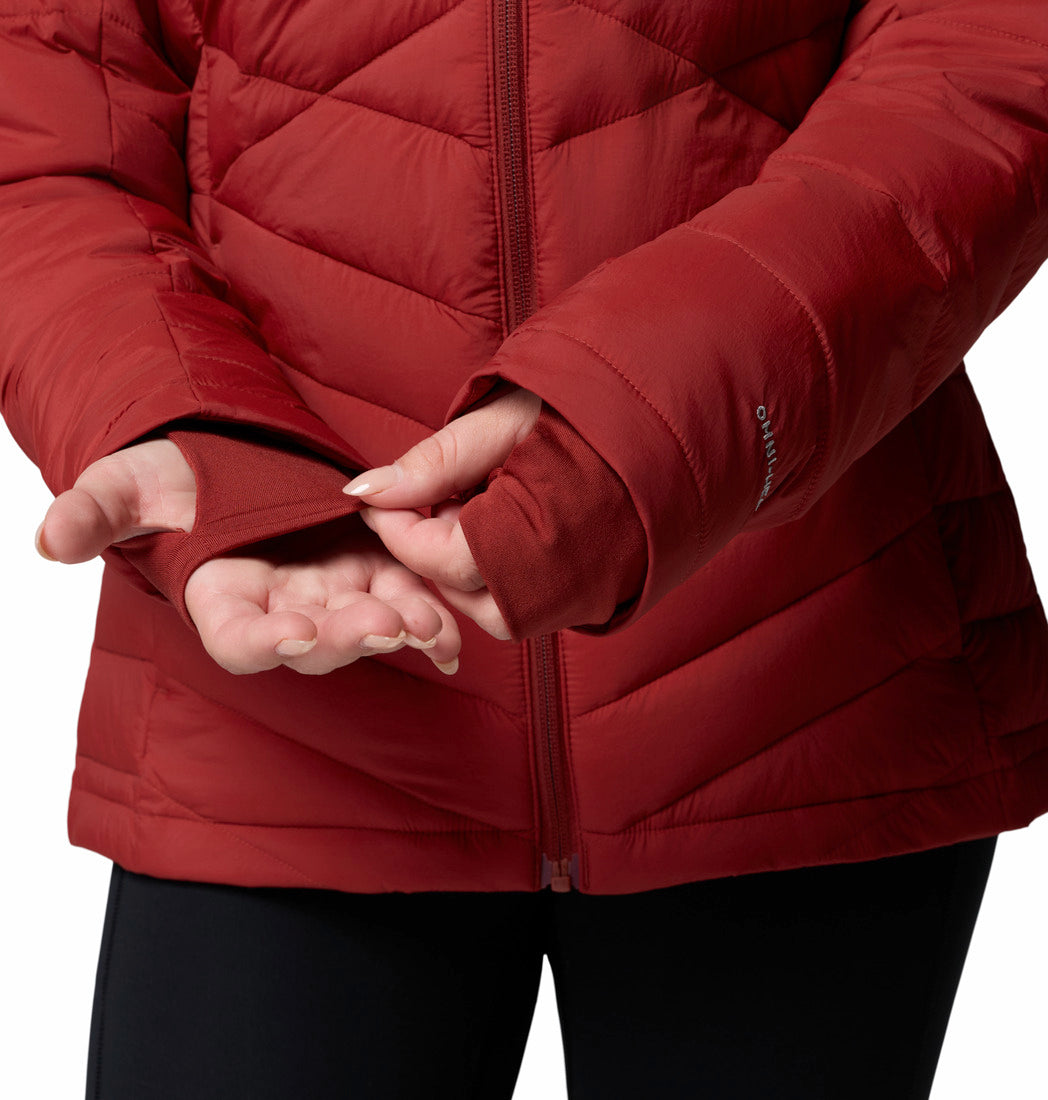 Columbia Women Red Omni-Heat Infinity Joy Peak II Down Jacket