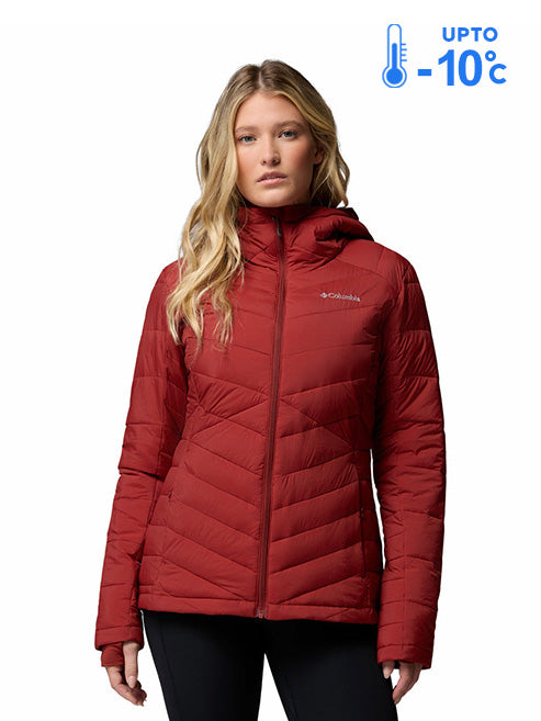 Columbia Women Red Omni-Heat Infinity Joy Peak II Down Jacket