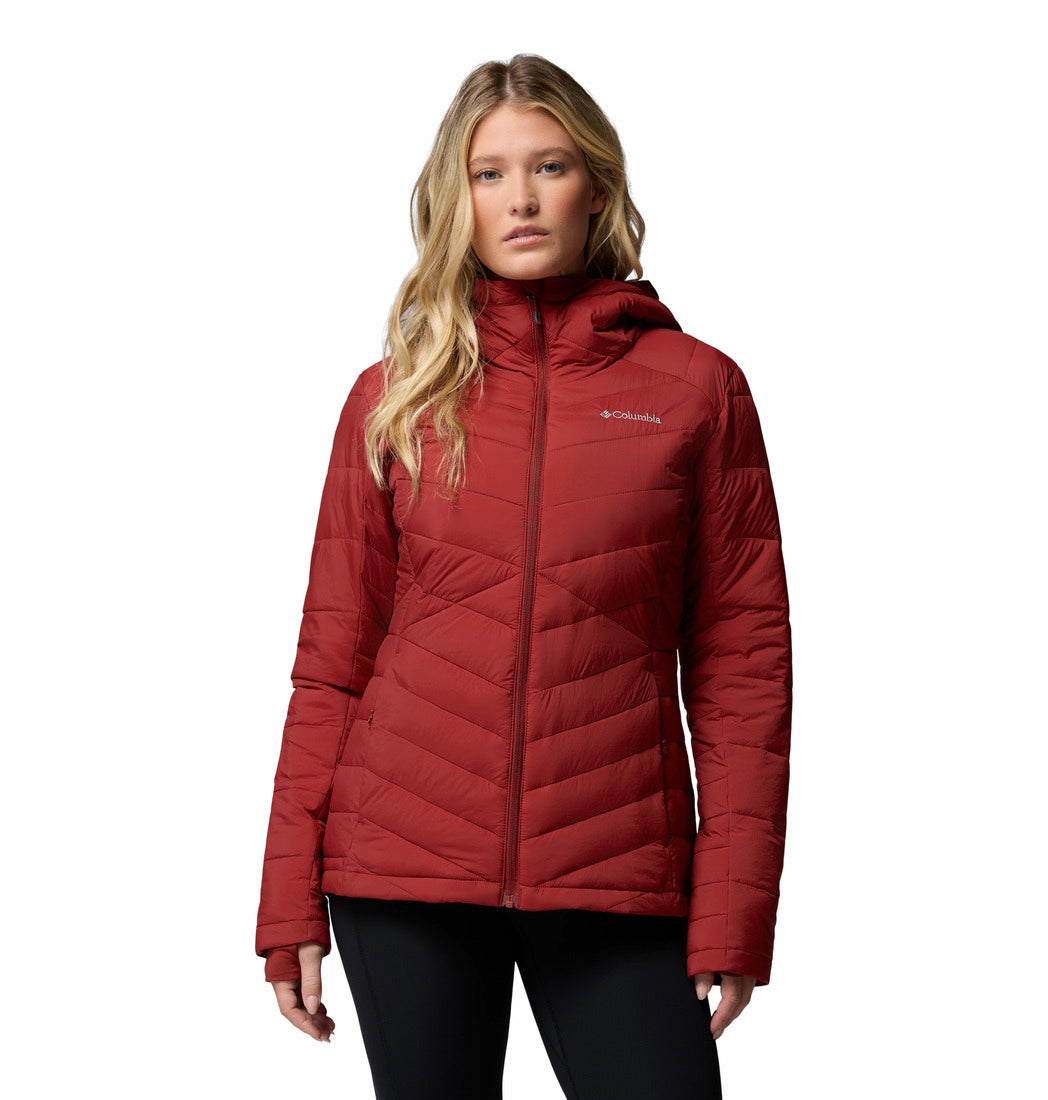 Columbia Women Red Omni-Heat Infinity Joy Peak II Down Jacket