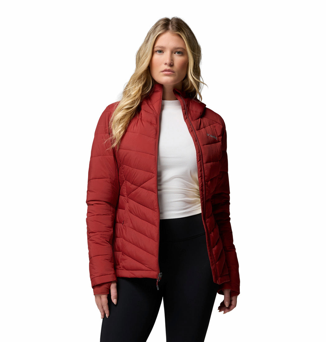 Columbia Women Red Omni-Heat Infinity Joy Peak II Down Jacket