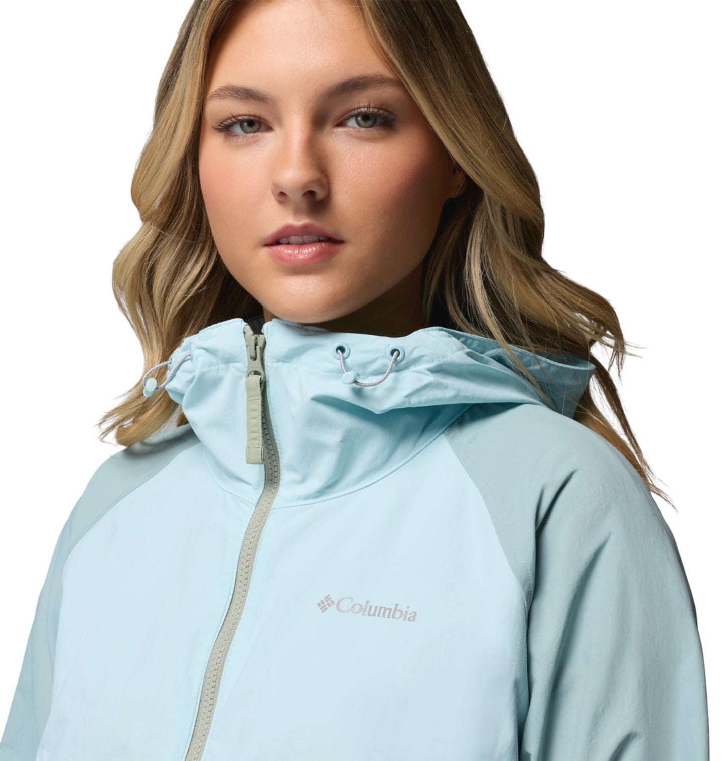 Columbia Women’s Green Omni-Shade Spire Valley Windbreaker Jacket