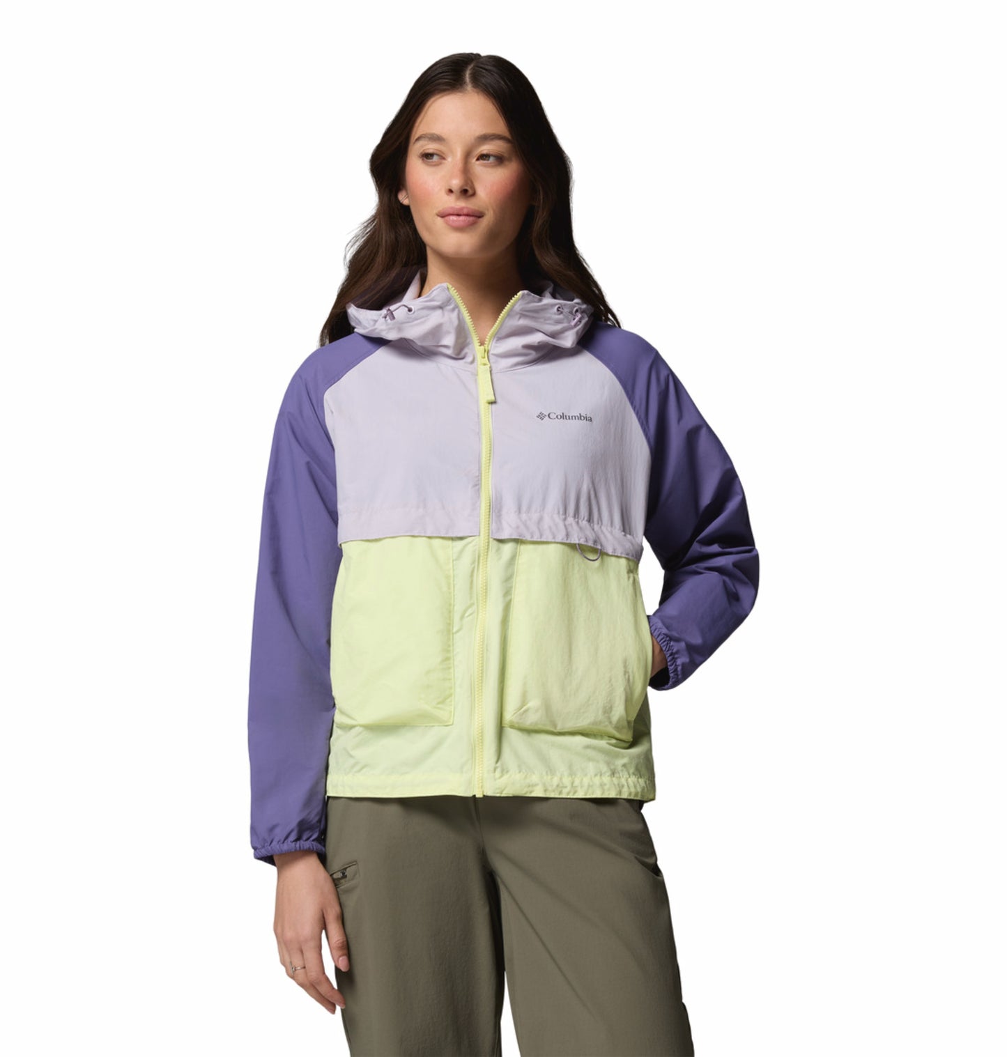 Columbia Women's Multi Color Omni-Shade Spire Valley Lightweight Windbreaker