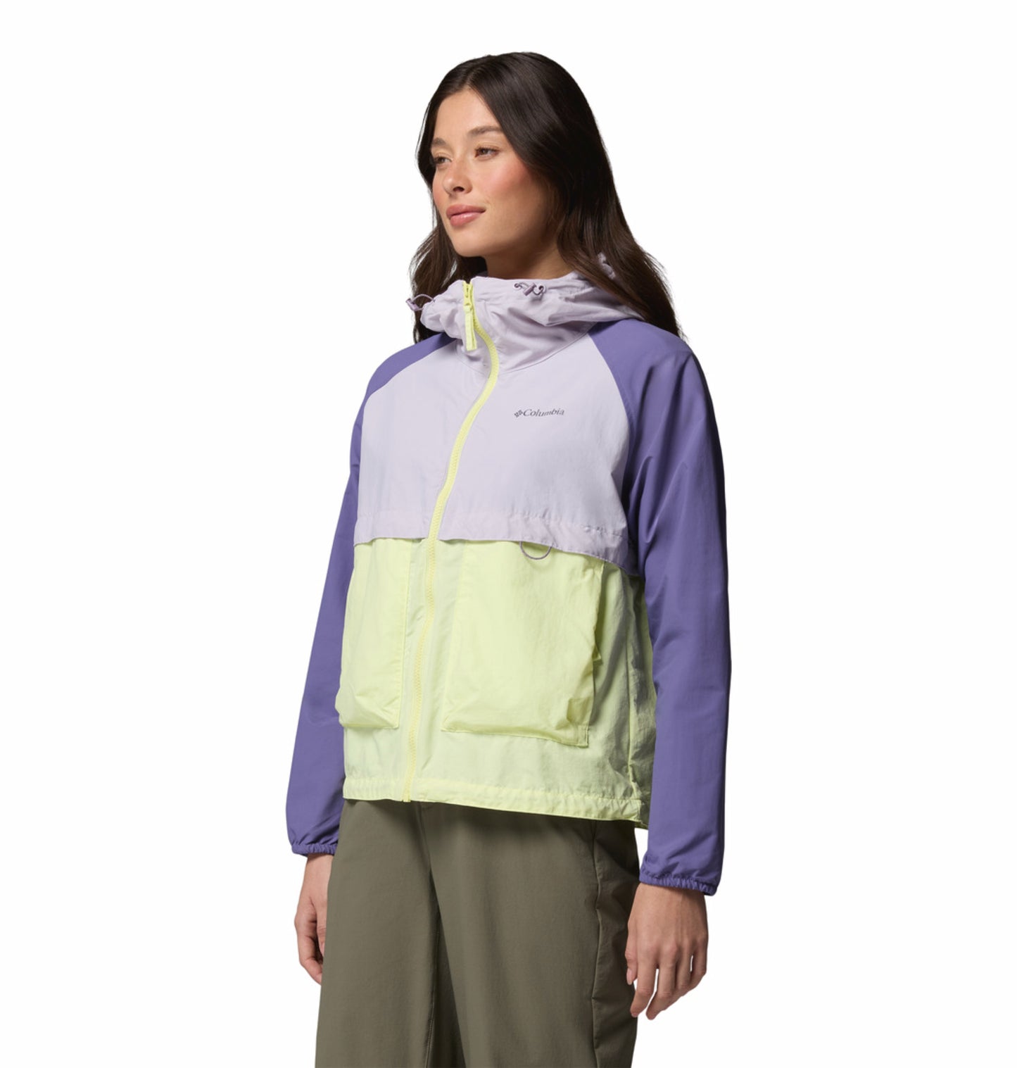 Columbia Women's Multi Color Omni-Shade Spire Valley Lightweight Windbreaker