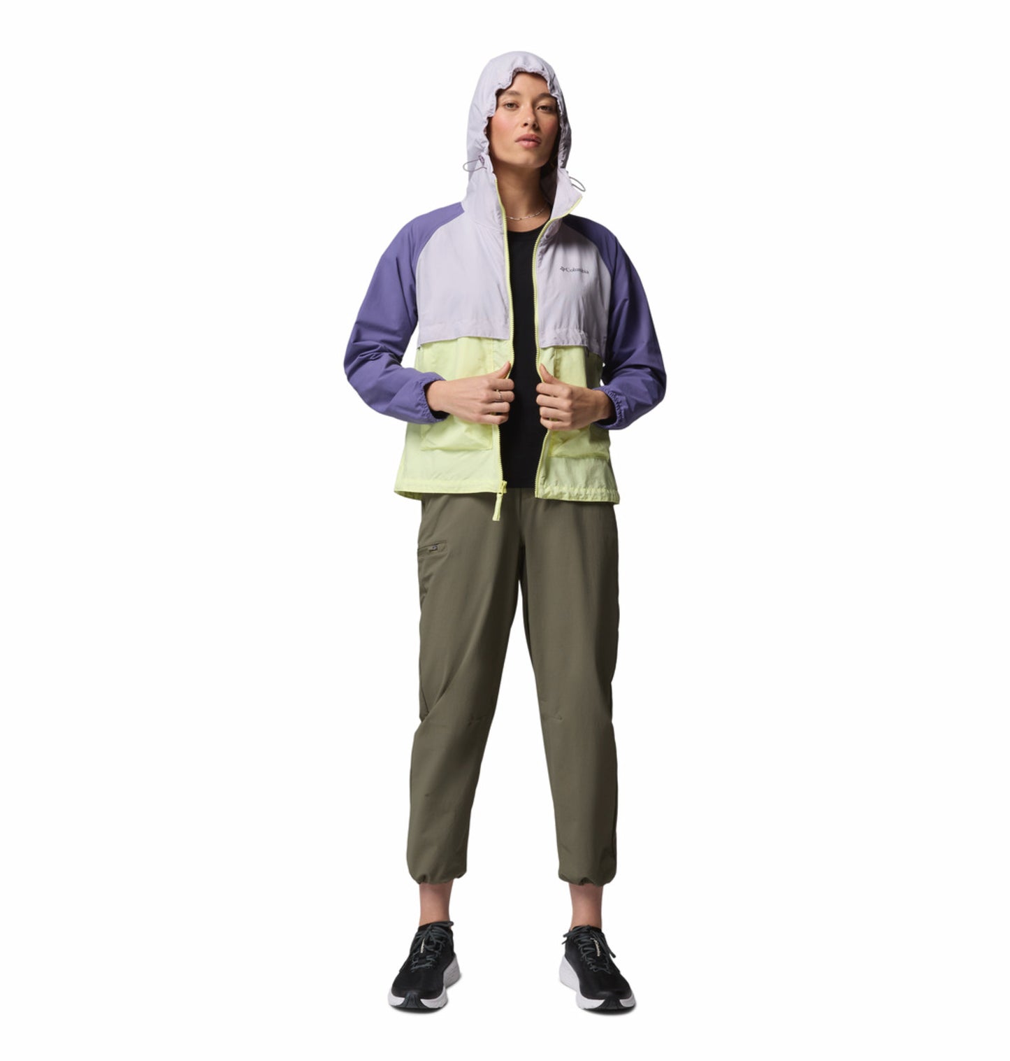 Columbia Women's Multi Color Omni-Shade Spire Valley Lightweight Windbreaker