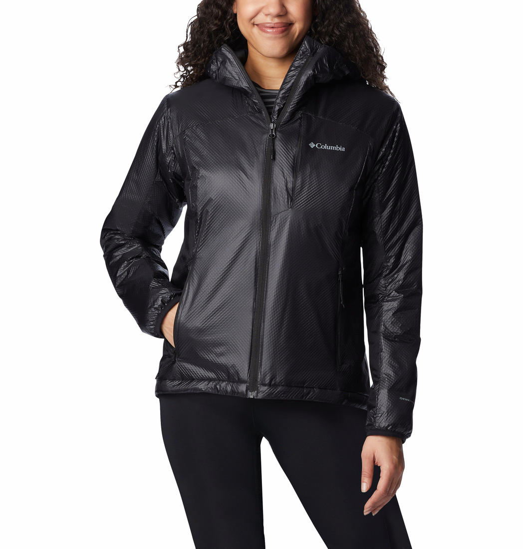 Columbia Womens Black Arch Rock II Hooded Jacket