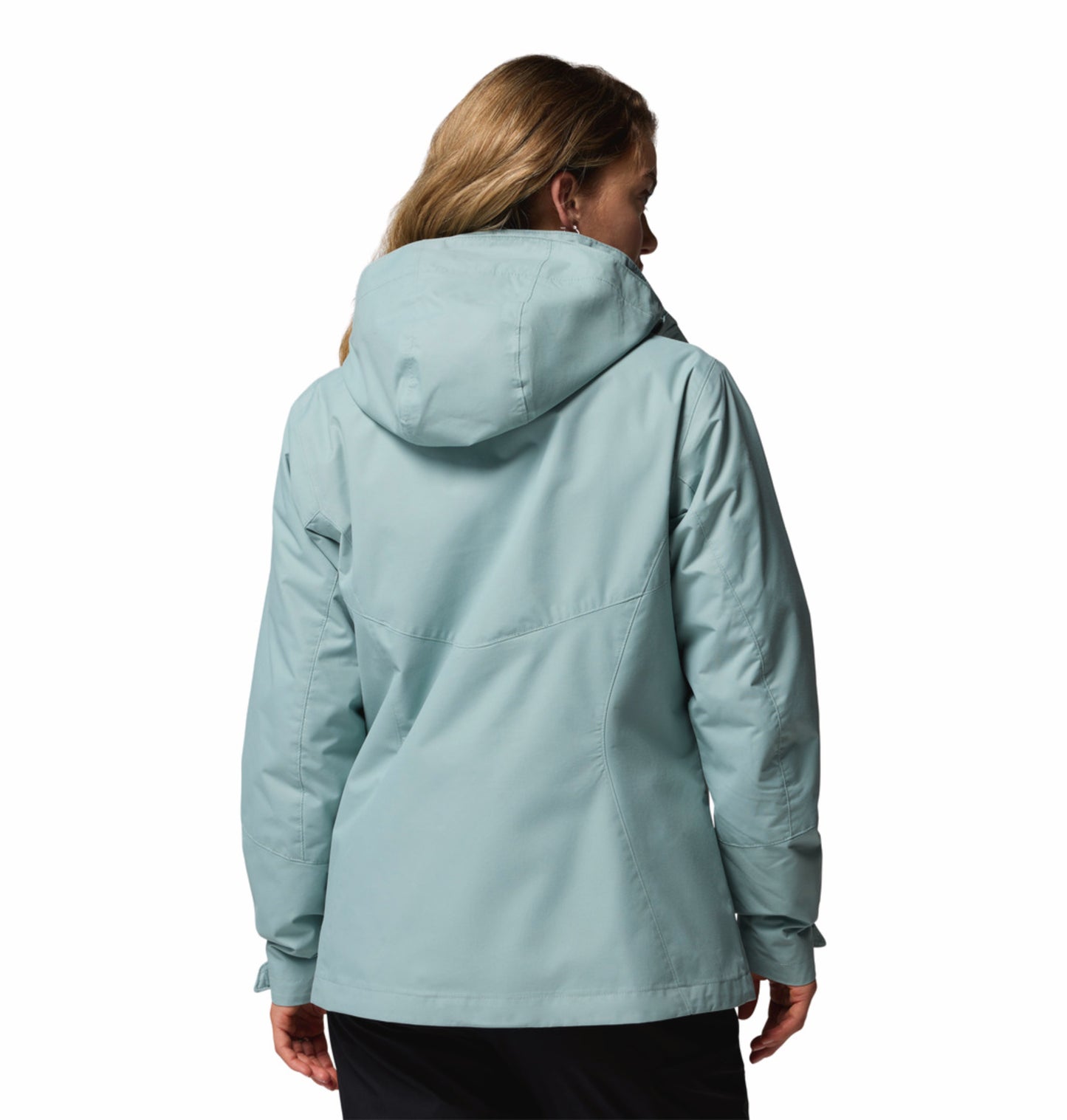 Columbia Women Blue Omni-Heat Reflective Bugaboo III Fleece Hooded Interchange Jacket