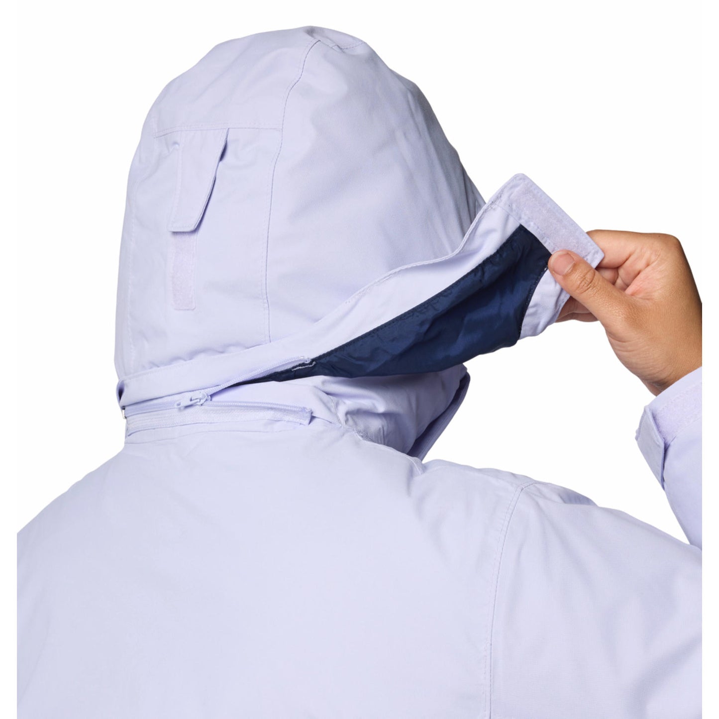 Columbia Women Purple Omni-Heat Reflective Bugaboo III Fleece Hooded Interchange Jacket
