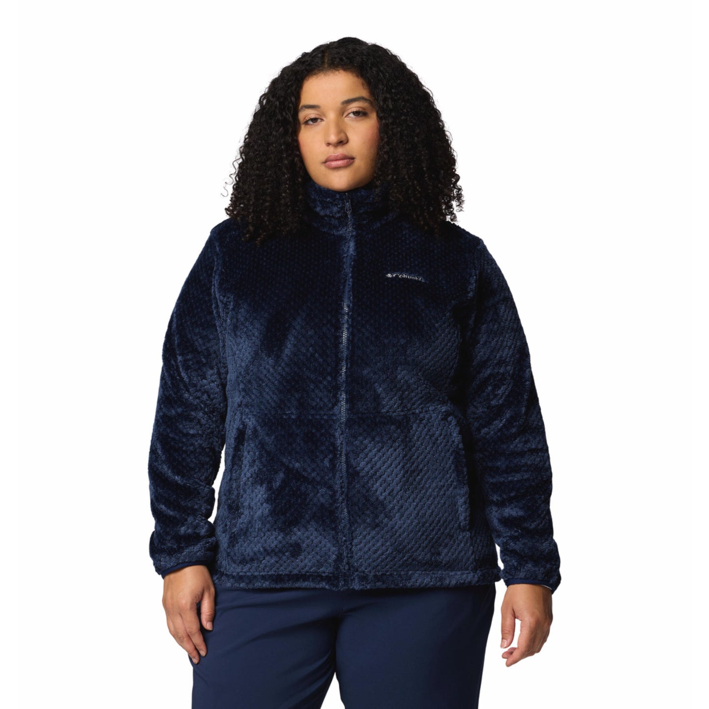 Columbia Women Purple Omni-Heat Reflective Bugaboo III Fleece Hooded Interchange Jacket