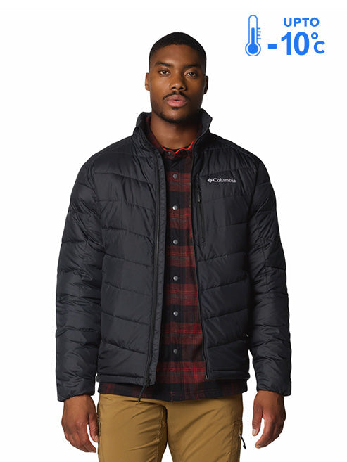 Columbia Men Black Omni-Heat Infinity Labyrinth Loop II Down Jacket (Plus Size)