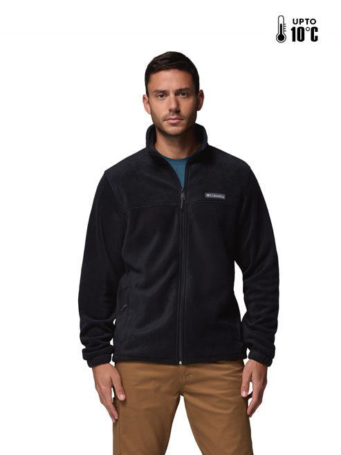 Columbia Men Black Steens Mountain 2.0 Fleece Jacket (Plus Size)