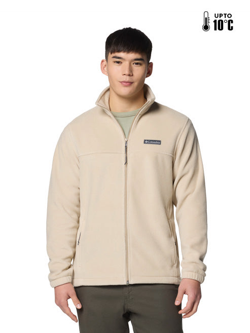 Columbia Men Beige Steens Mountain 2.0 Fleece Jacket (Plus Size)
