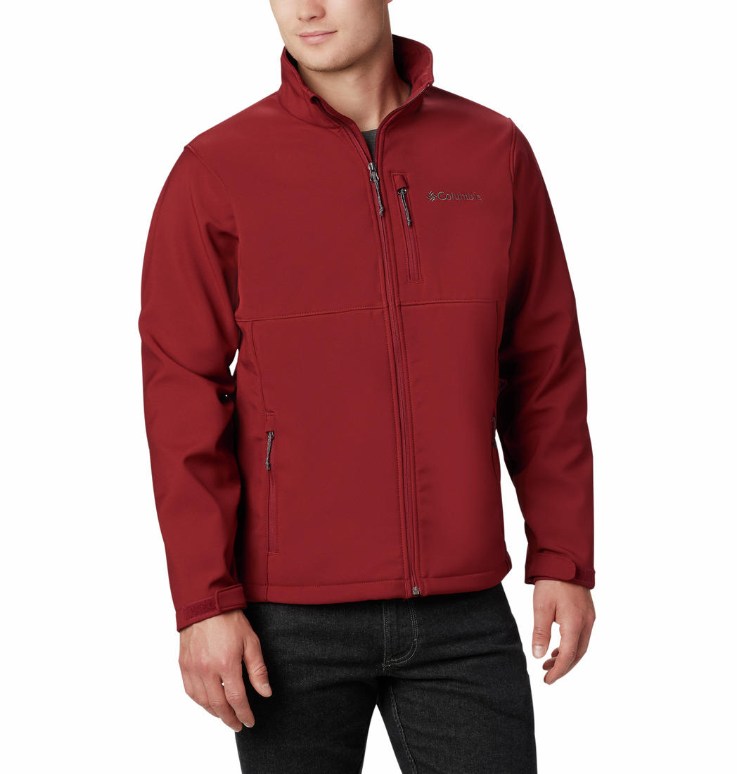 Columbia Men Red Ascender Softshell Jacket